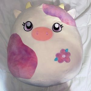 Squishmallow cow flower cow Easter collection
